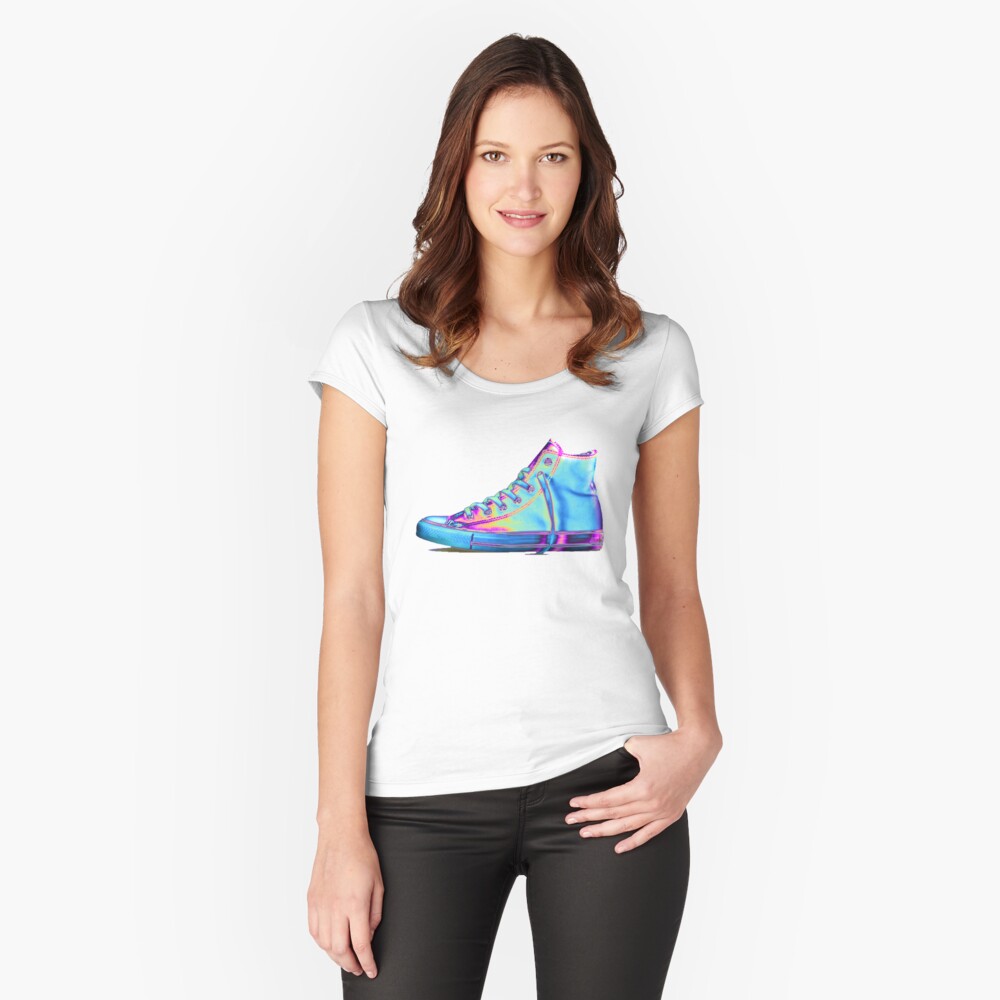 Item preview, Fitted Scoop T-Shirt designed and sold by dinaaaaaah.