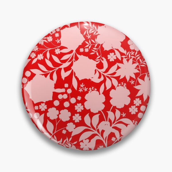 Item preview, Graphic Floral Red and Pink Pattern designed and sold by Silvia  Ospina.