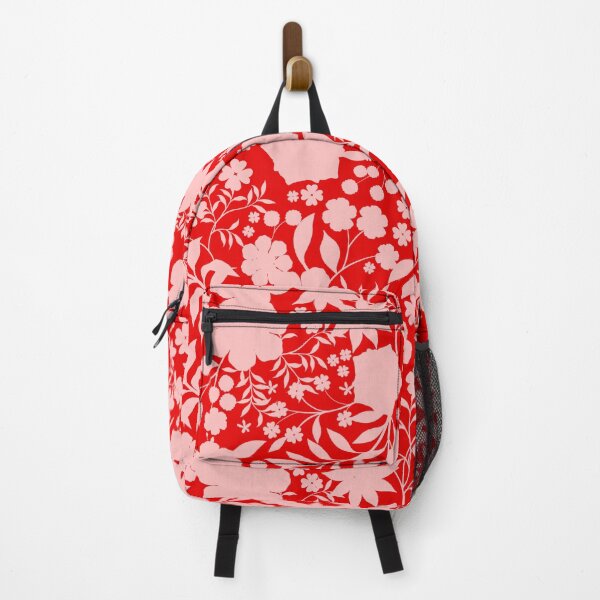 Item preview, Graphic Floral Red and Pink Pattern designed and sold by Silvia Ospina.