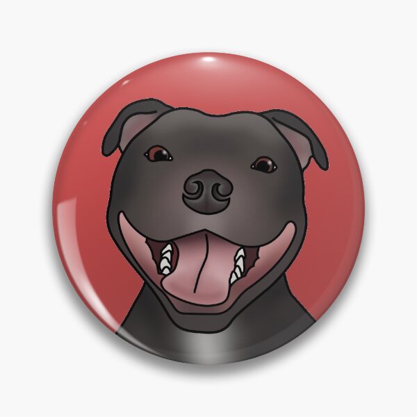 Item preview, Staffordshire Bull Terrier (Staffie) Dog Portrait - Red designed and sold by JadeMadeThis.