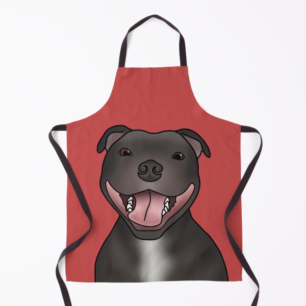 Item preview, Staffordshire Bull Terrier (Staffie) Dog Portrait - Red designed and sold by JadeMadeThis.