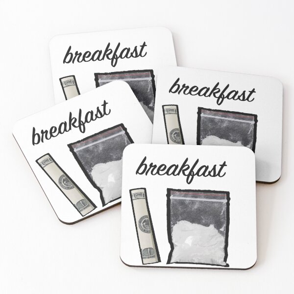 Item preview, Breakfast Cocaine with Straw Dollar Bill Coke Baggy designed and sold by DesertShowroom.