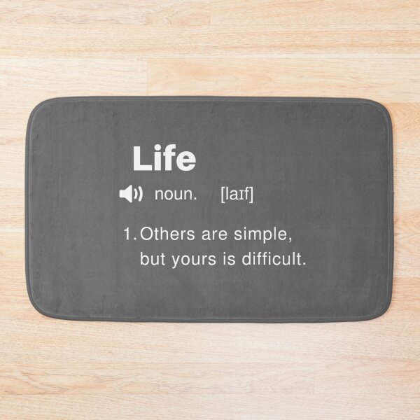 Item preview, Funny Life Definition designed and sold by Sleepy Cat Design.