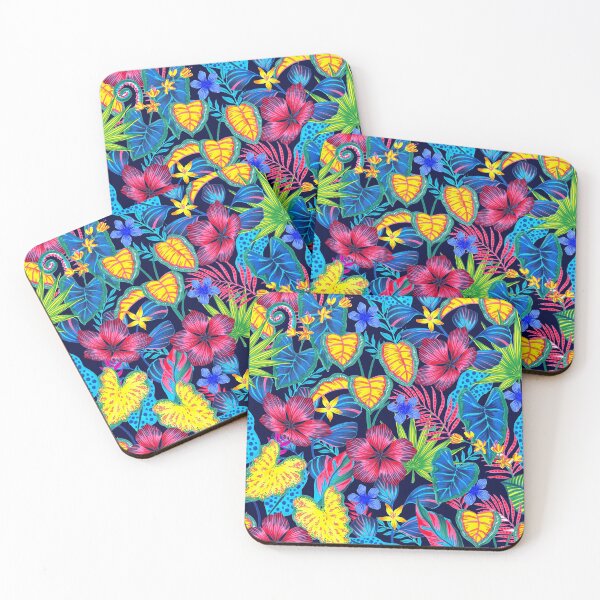 Item preview, Bright Floral Tropical Print  designed and sold by Silvia  Ospina.