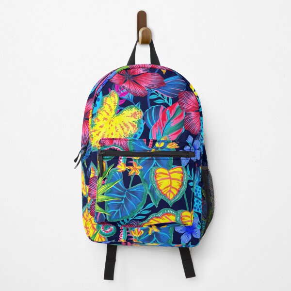 Item preview, Bright Floral Tropical Print designed and sold by Silvia Ospina.