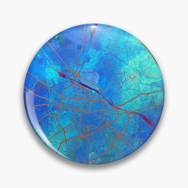 Item preview, Sofia Bulgaria Street Map Blue Lagoon designed and sold by IvonDesign.