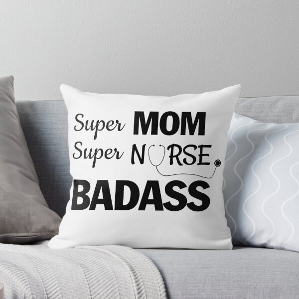 Item preview, Super mom, super nurse-Badass designed and sold by trendygiftshop.