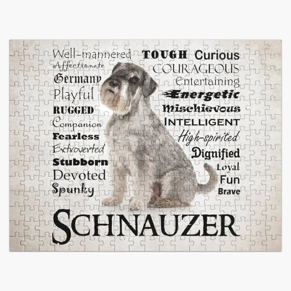 schnauzer jigsaw