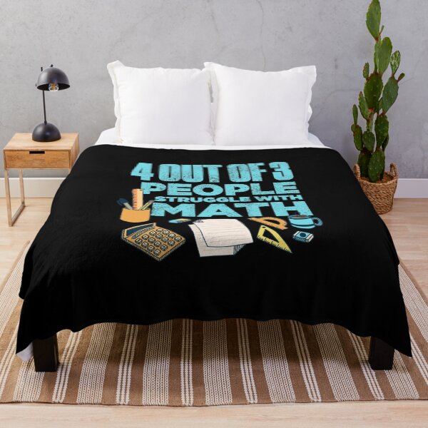 Item preview, 4 Out Of 3 People Struggle With Math Funny Mathematic designed and sold by artworkbyrihen.