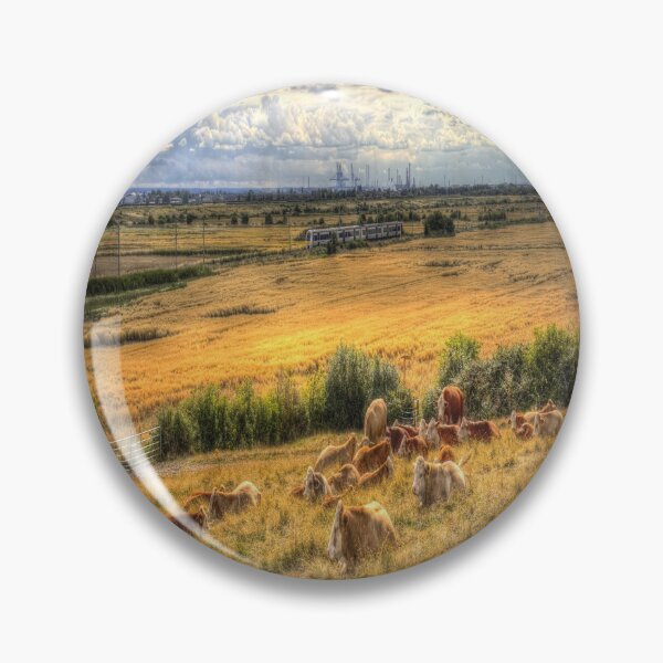 Item preview, Cows And A Passing Train designed and sold by Londonimages.