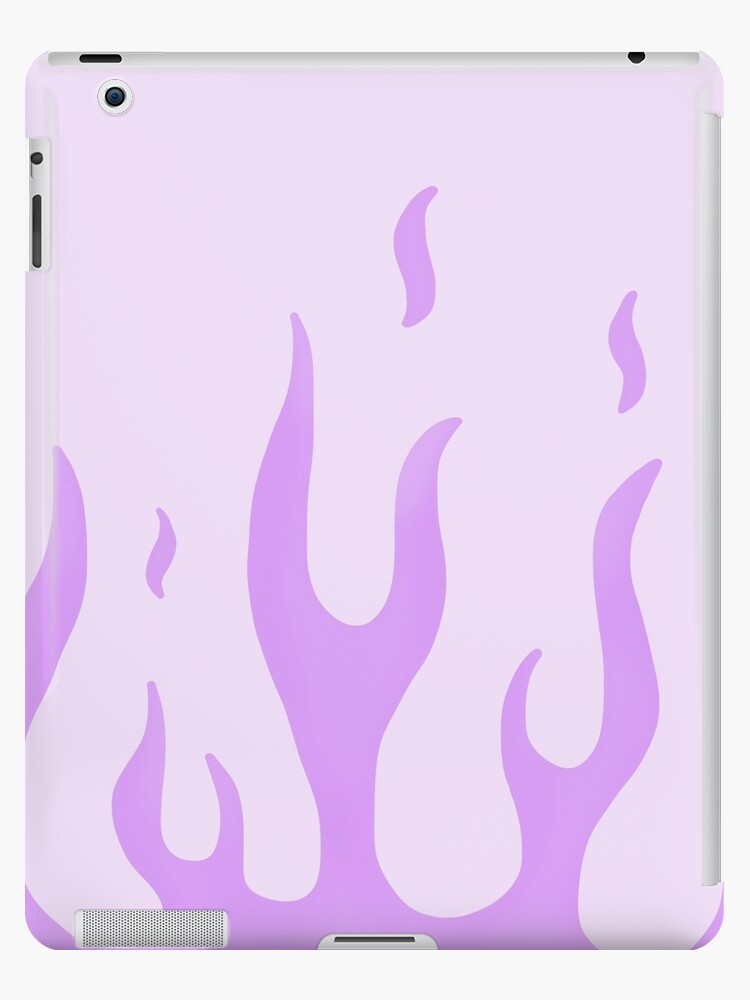 Purple flames wallpaper