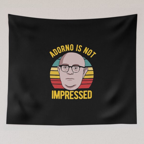 Item preview, Adorno Is Not Impressed - Philosophy designed and sold by CanadianUnicorn.