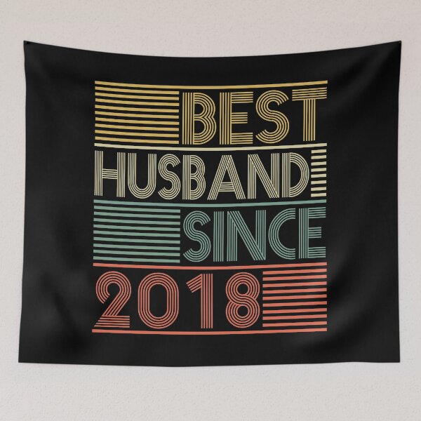 Item preview, Best Husband Since 2018 Funny Wife Husband Love 2nd Wedding Husband Gift designed and sold by Md. Manjur Ahamed.