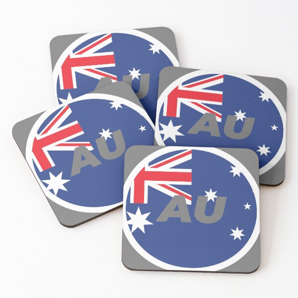 Item preview, Australia | Round Flag With Country Code designed and sold by CarlosAlberto.