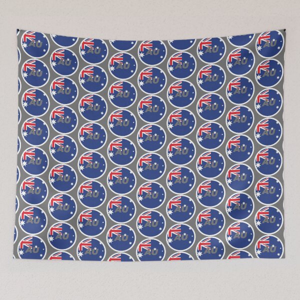 Item preview, Australia | Round Flag With Country Code designed and sold by CarlosAlberto.