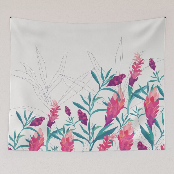Item preview, Side Unfinished Watercolor Floral Patterns  designed and sold by Memituss.