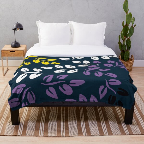 Item preview, Non-Binary Pride Leaf Print designed and sold by urnickle.