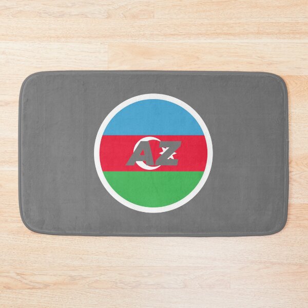 Item preview, Azerbaijan | Round Flag With Country Code designed and sold by CarlosAlberto.