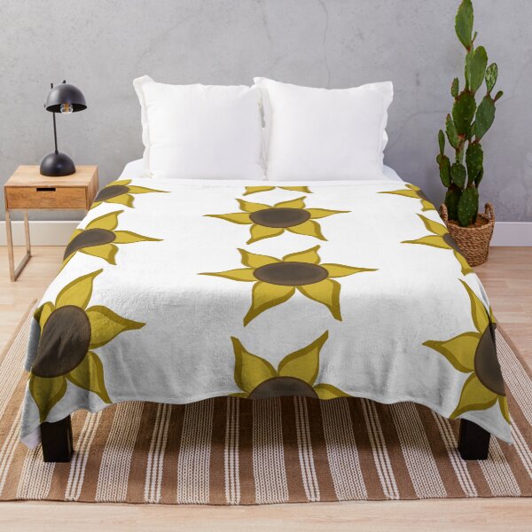 Item preview, Rustic Sunflower—white block background designed and sold by thepremedtread.