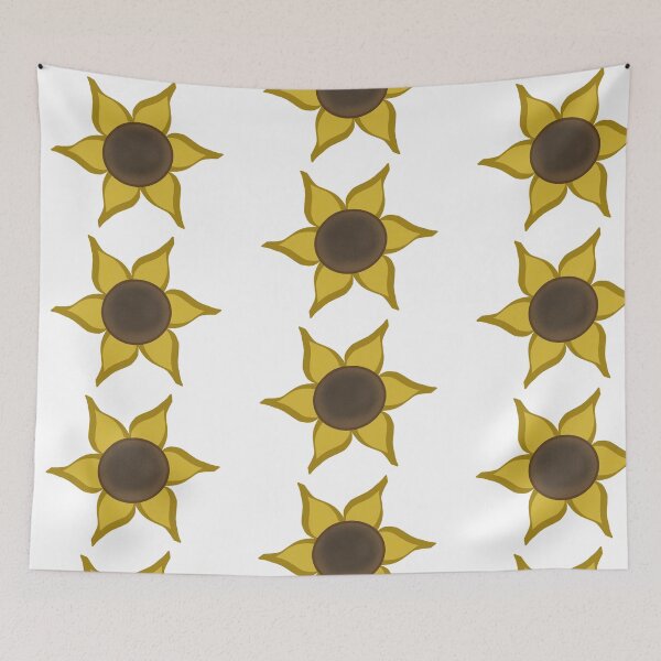 Item preview, Rustic Sunflower—white block background designed and sold by thepremedtread.