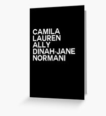 Tarjeta de felicitación QUINTA ARMONÍA | NOMBRES