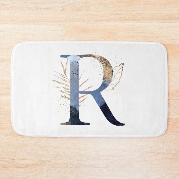 Item preview, Floral Initial Letter R, Monogram Gifts designed and sold by PinkLotusArt.