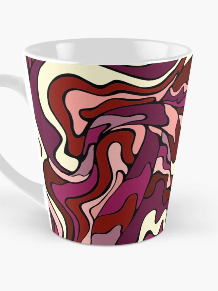 Thumbnail 3 of 4, Coffee Mug, Raspberry Ripple designed and sold by Jill Vance.