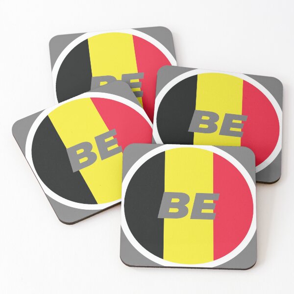 Item preview, Belgium | Round Flag With Country Code designed and sold by CarlosAlberto.