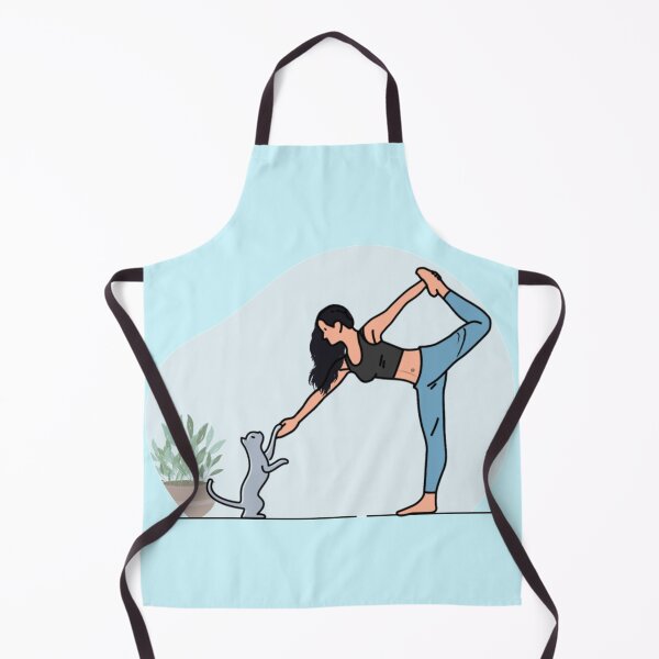 Item preview, YOGA WITH CAT Standing Bow designed and sold by Trio's Stuff.