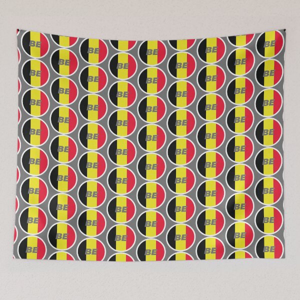 Item preview, Belgium | Round Flag With Country Code designed and sold by CarlosAlberto.