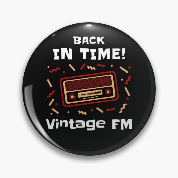 Item preview, Back In Time. Vintage FM. designed and sold by shirtdan.