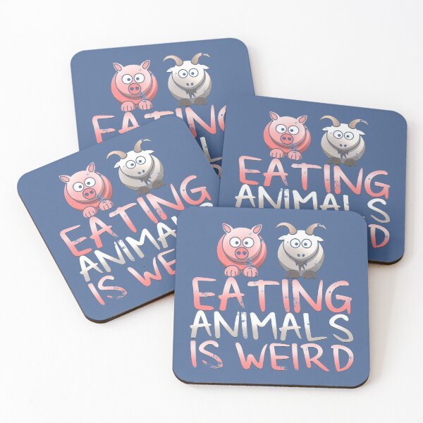 Item preview, Vegan Vegetarian - Eating Animals Is Weird designed and sold by raretshirtsuk.