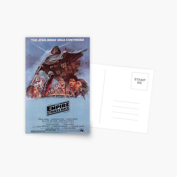 strikes back Postcard