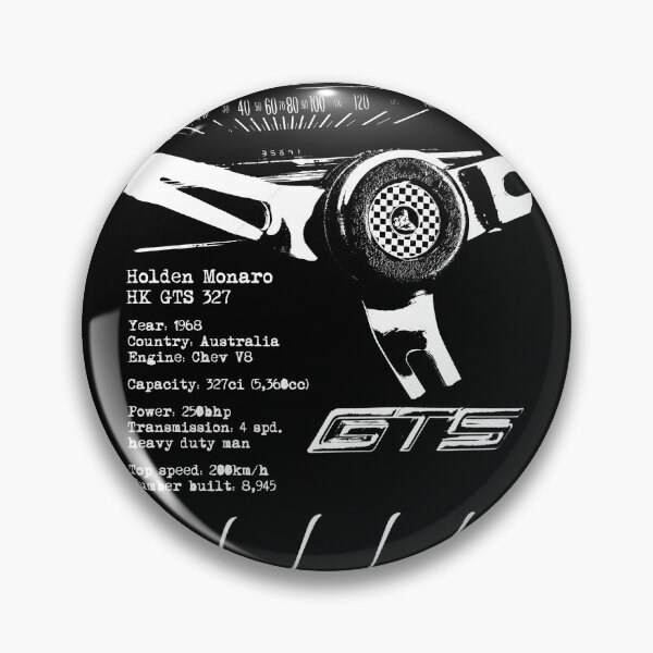 Item preview, Holden Monaro HK GTS 327 (specifications) designed and sold by BlulimeMerch.