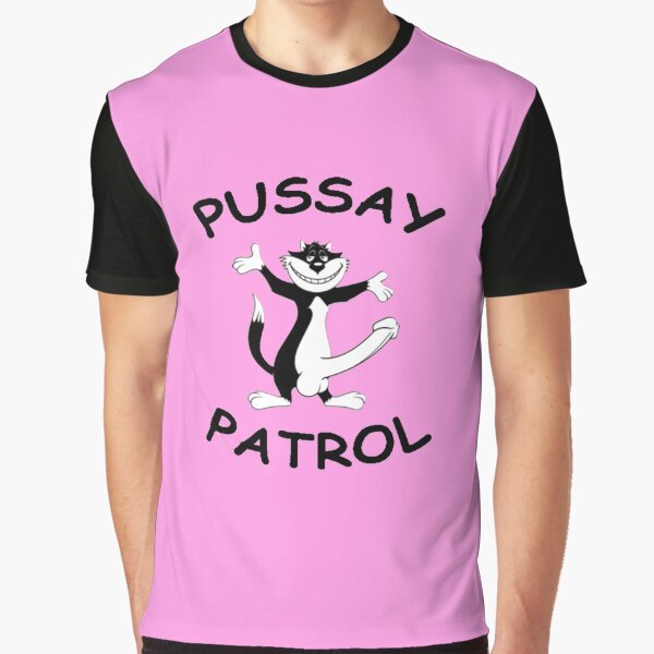 Pussay Patrol Bucks Bux Night Funny Mens T-shirt Party Beer