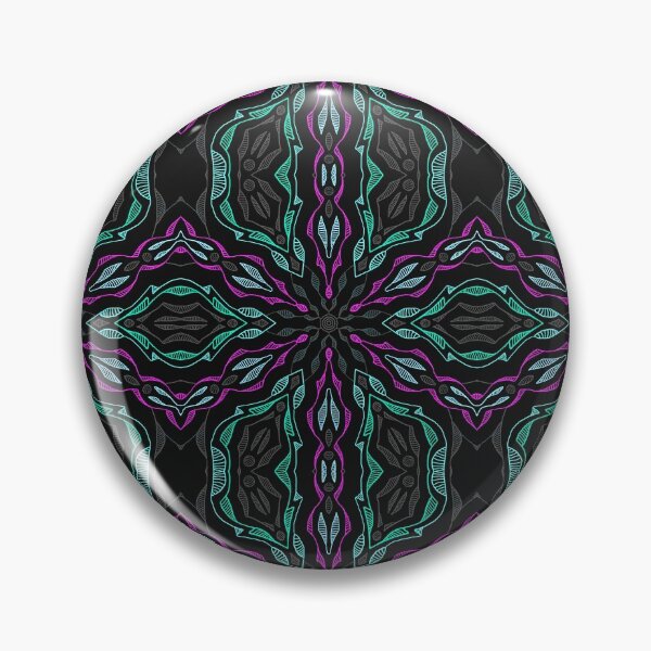 Item preview,  Purple Green Ethnic African Wax Indonesian Ankara Print designed and sold by Neo-African-Wax.