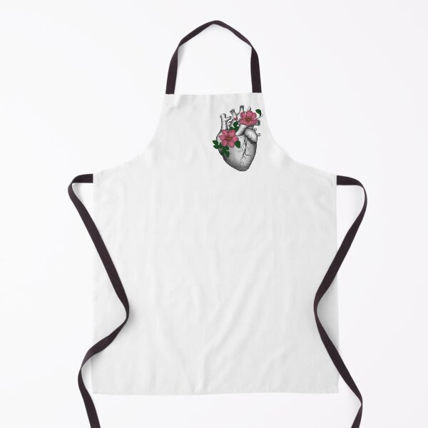Item preview, heart anatomy flowers designed and sold by Ilustrando Enfermeria.