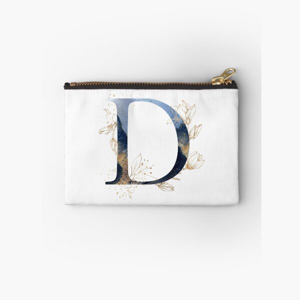 Item preview, Floral Initial Letter D, Monogram designed and sold by PinkLotusArt.