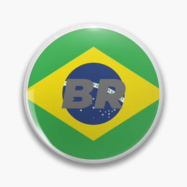 Item preview, Brazil | Round Flag With Country Code designed and sold by CarlosAlberto.