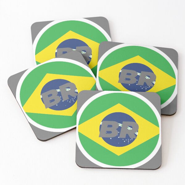 Item preview, Brazil | Round Flag With Country Code designed and sold by CarlosAlberto.