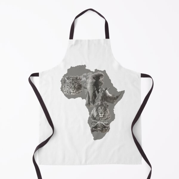Item preview, Sketch of Big Five Game in Map of Africa designed and sold by TeeZoneZtore.