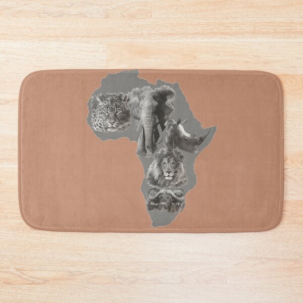 Item preview, Sketch of Big Five Game in Map of Africa designed and sold by TeeZoneZtore.