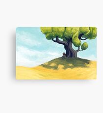 Inside the Moon Canvas Print