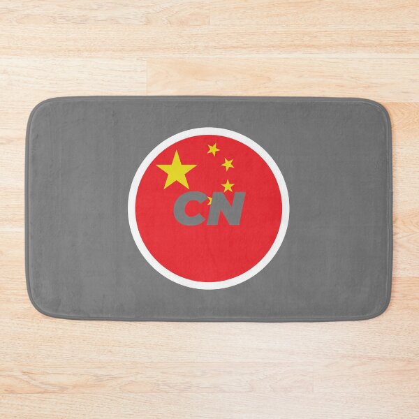 Item preview, China | Round Flag With Country Code designed and sold by CarlosAlberto.