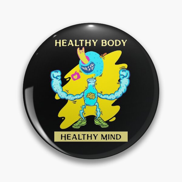 Item preview, Healthy Body. Healthy Mind. designed and sold by shirtdan.