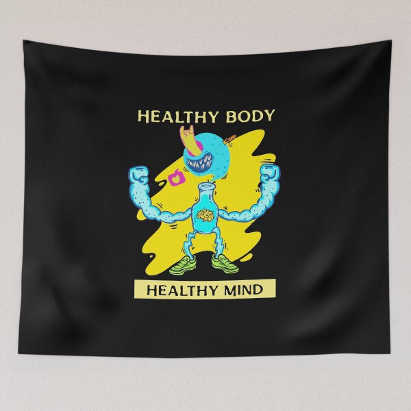 Item preview, Healthy Body. Healthy Mind. designed and sold by shirtdan.