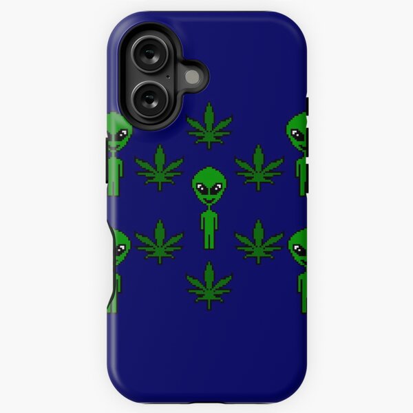 Pixel Lit Aliens iPhone Tough Case