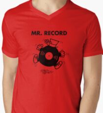 Mr. Record Men's V-Neck T-Shirt