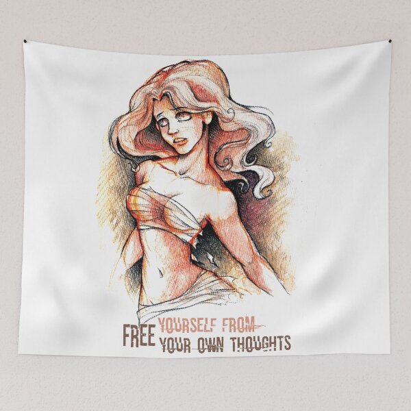 Item preview, Free Yourself From Your Own Thoughts designed and sold by HananAlKarargy.