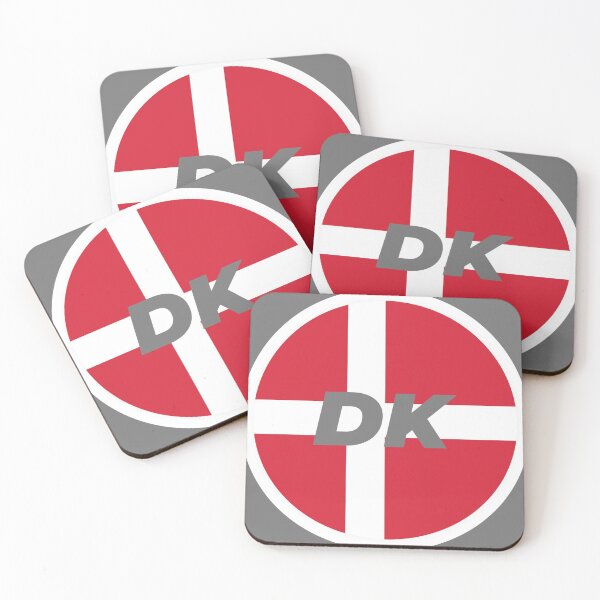 Item preview, Denmark | Round Flag With Country Code designed and sold by CarlosAlberto.